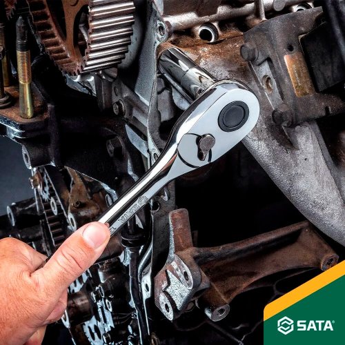 Soquete Sextavado Longo 1/2" de 10mm - Sata