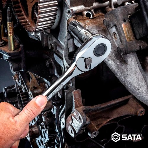 Soquete Sextavado Longo 1/2" de 14mm - Sata