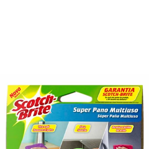 Super Pano Scotch Brite Multiuso com 3 peças - 3M