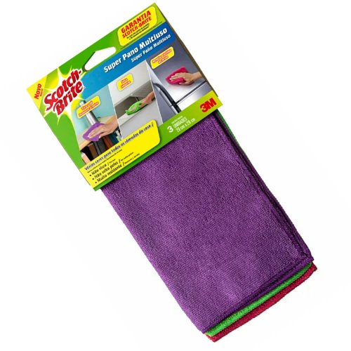 Super Pano Scotch Brite Multiuso com 3 peças - 3M