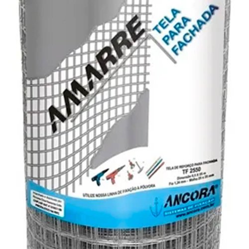Tela de Reforço Para Fachada 1,20MM X 0,5 X 25M - Âncora