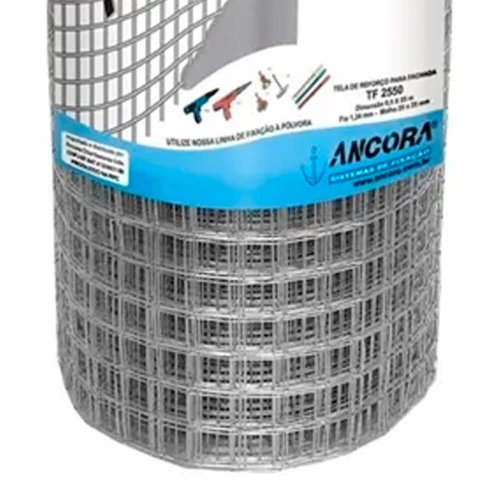 Tela de Reforço Para Fachada 1,20MM X 0,5 X 25M - Âncora