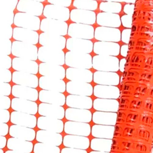 Tela Tapume Plástica para Sinalização de Obras 50 x 1,20m Rolo - Telas