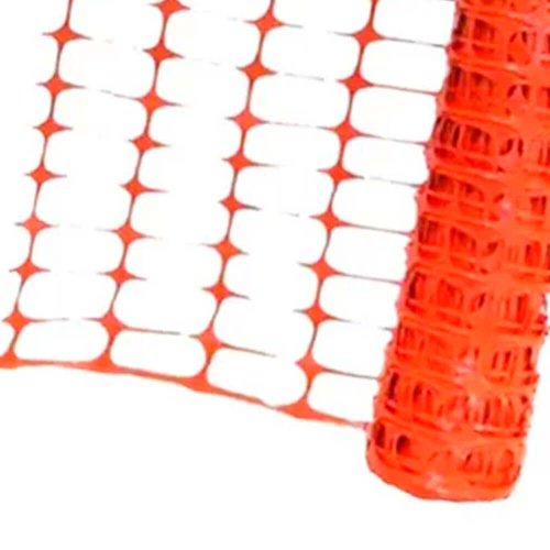 Tela Tapume Plástica para Sinalização de Obras 50 x 1,20m Rolo - Telas