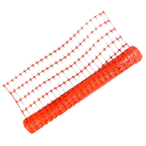 Tela Tapume Plástica para Sinalização de Obras 50 x 1,20m Rolo - Telas