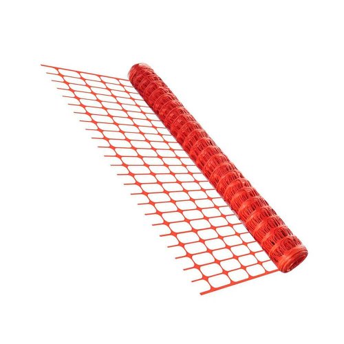 Tela Tapume Plástica para Sinalização de Obras 50 x 1,20m Rolo - Telas