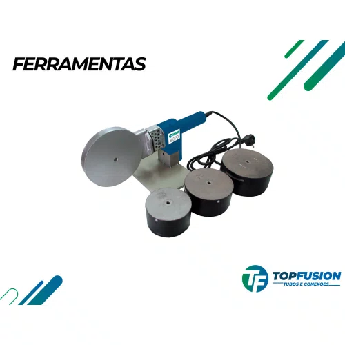 Termofusora TopFusion TRM20905 220V 1100W (75 / 110mm) Grande Com Bocais