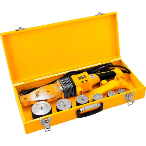 Termofusora para Tubos PPR 1000W 20 a 63mm com 6 bocais e Maleta TF 1000 - Vonder