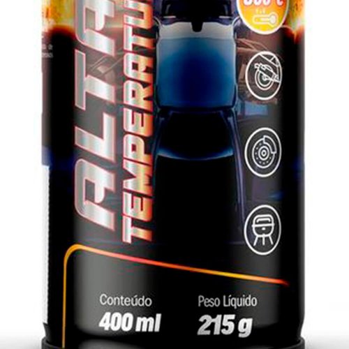 Tinta Spray Acrílica W-Max Preto Fosco 400ML/215G - W-Max