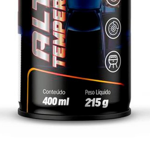 Tinta Spray Acrílica W-Max Preto Fosco 400ML/215G - W-Max