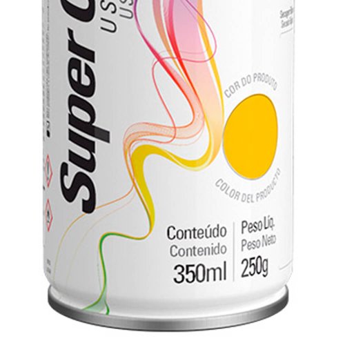 Tinta Spray Amarelo Uso Geral 350ml/250g - TekBond