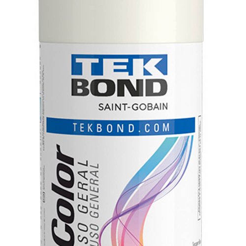 Tinta Spray Branco Brilhante Uso Geral 350ml/250g - TekBond