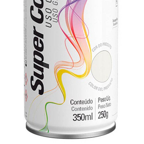 Tinta Spray Branco Brilhante Uso Geral 350ml/250g - TekBond