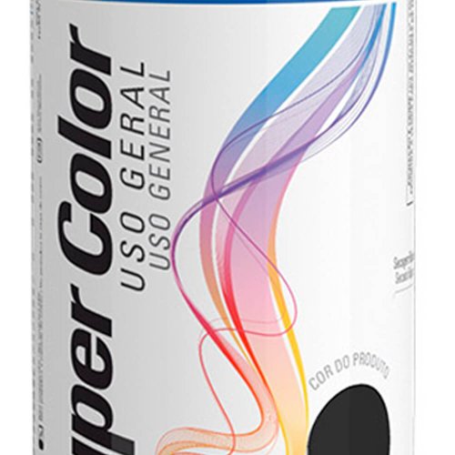Tinta Spray Preto Brilhante Uso Geral 350ml/250g - TekBond