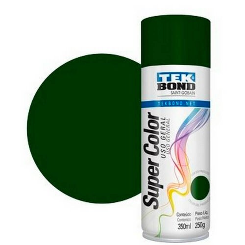 Tinta Spray Verde Escuro Uso Geral 350ml/250g - TekBond