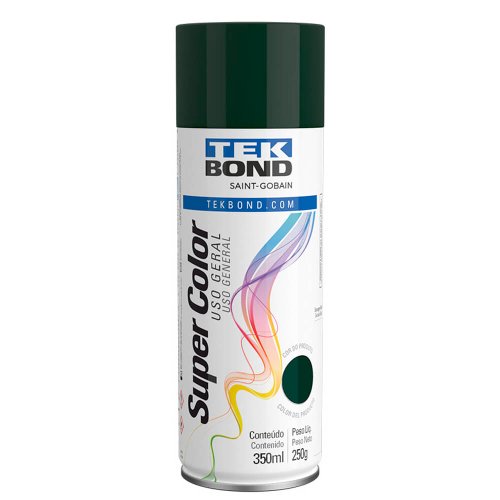 Tinta Spray Verde Escuro Uso Geral 350ml/250g - TekBond