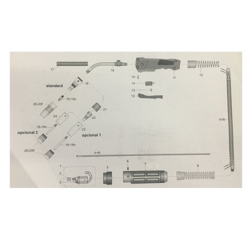 Tocha Mig SBME450 Sem Raspa 3.0M - Oximig