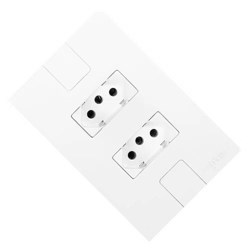 Tomada Dupla 2P + T 20A 250V - Pluzie