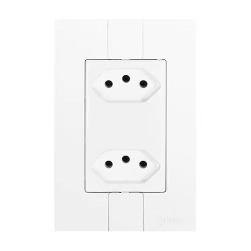 Tomada Dupla Fácil 2P + T 20A 250V - Pluzie