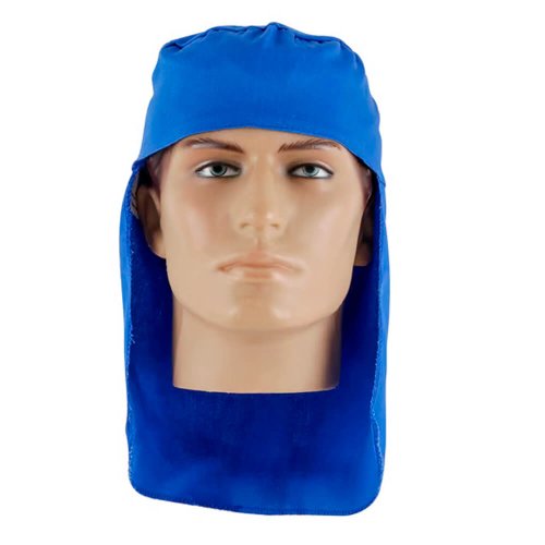 Touca para Soldador Azul Royal Brim - Delta Plus
