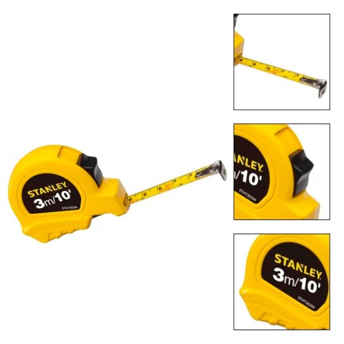 Trena Básica Amarela com Freio Manual 3m - Stanley