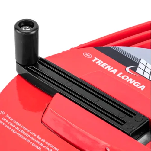Trena de Aço Longa 50m x 12.5mm Fita Metálica e Estojo Plástico - MTX