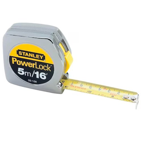 Trena Powerlock Caixa Metálica 5 Metros - Stanley