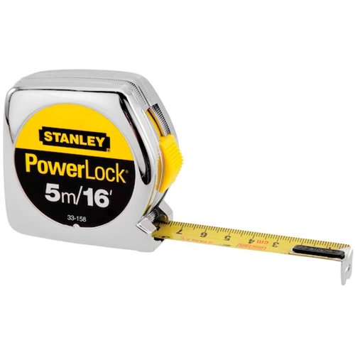 Trena Powerlock Caixa Metálica 5 Metros - Stanley
