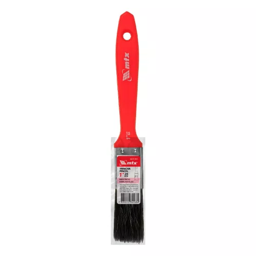 Trincha/ Pincel 1" para Tintas, Esmalte e Óleo com Cerdas Mistas - MTX