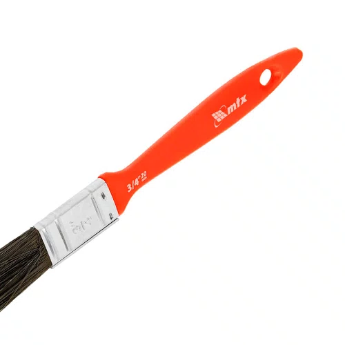Trincha/ Pincel 3/4" para Tintas e Óleo com Cerdas Mistas - MTX