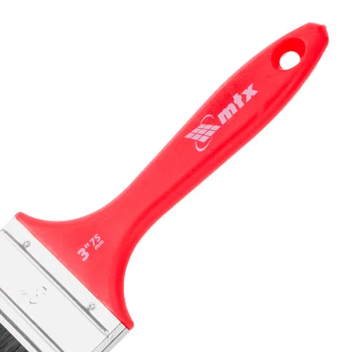 Trincha/ Pincel 3" para Tintas, Esmalte e Óleo com Cerdas Mistas - MTX