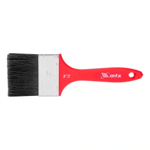 Trincha/ Pincel 3" para Tintas, Esmalte e Óleo com Cerdas Mistas - MTX