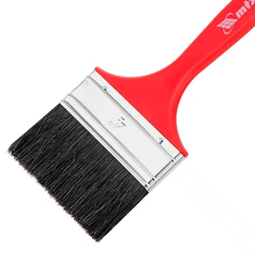 Trincha/ Pincel 4" para Tintas, Esmaltes e Óleo com Cerdas Mistas - MTX