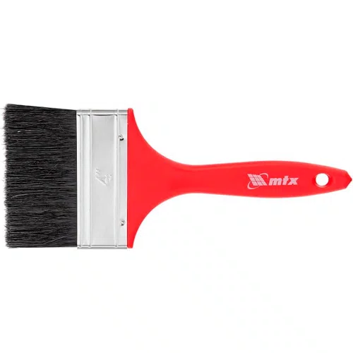 Trincha/ Pincel 4" para Tintas, Esmaltes e Óleo com Cerdas Mistas - MTX