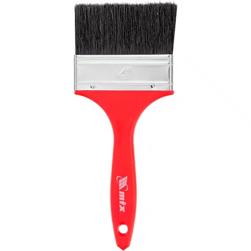 Trincha/ Pincel 4" para Tintas, Esmaltes e Óleo com Cerdas Mistas - MTX