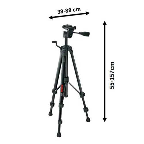 Tripé BT150 50cm à 150cm com Encaixe 1/4" - Bosch