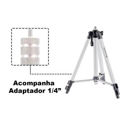 Tripé para Níveis Laser 420 a 1260mm 350909 - MTX