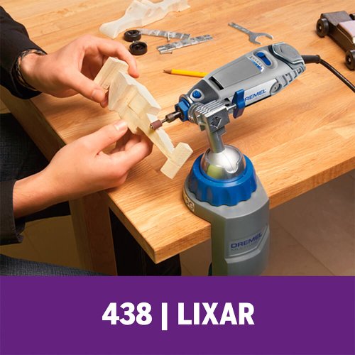 Tubo de Lixa 1/4" 6 Unidades Ref.: 438 - Dremel