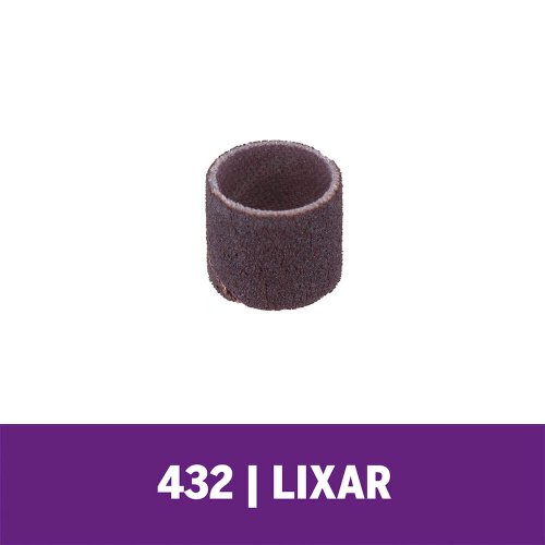 Tubo de Lixa G120 Com 6 Unidades REF 432 - Dremel