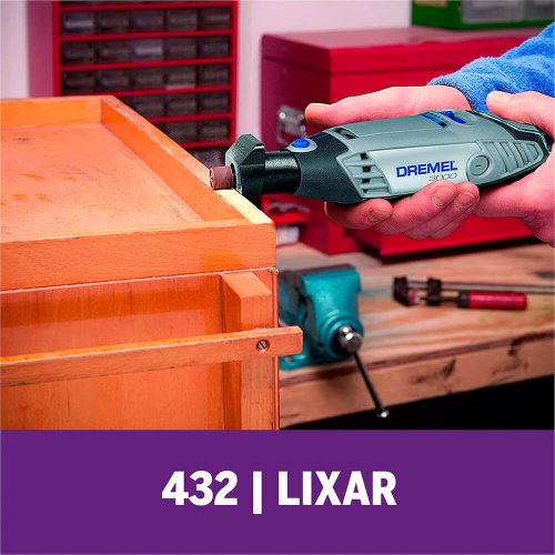 Tubo de Lixa G120 Com 6 Unidades REF 432 - Dremel