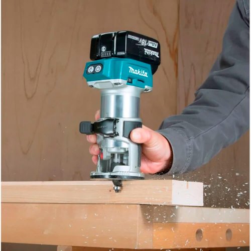 Tupia Laminadora 5/16" 18V à Bateria - Makita DRT50RTJX9