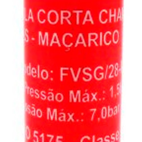 Válvula Corta Chama Maçarico Gás (ACET/GLP) - Famabras