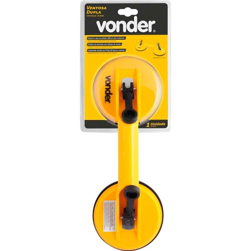 Ventosa Dupla 50kg 118mm - 3599002002 - Vonder