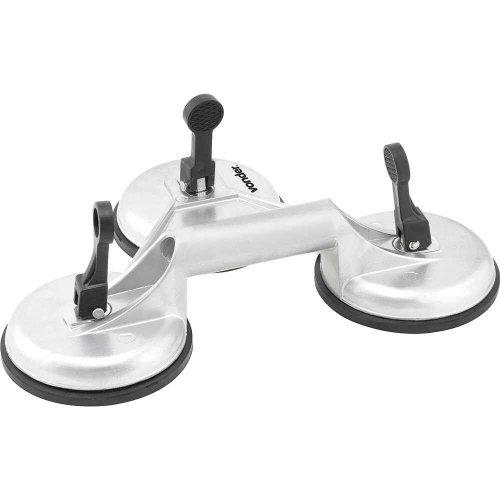 Ventosa Tripla Alumínio 116mm - Vonder