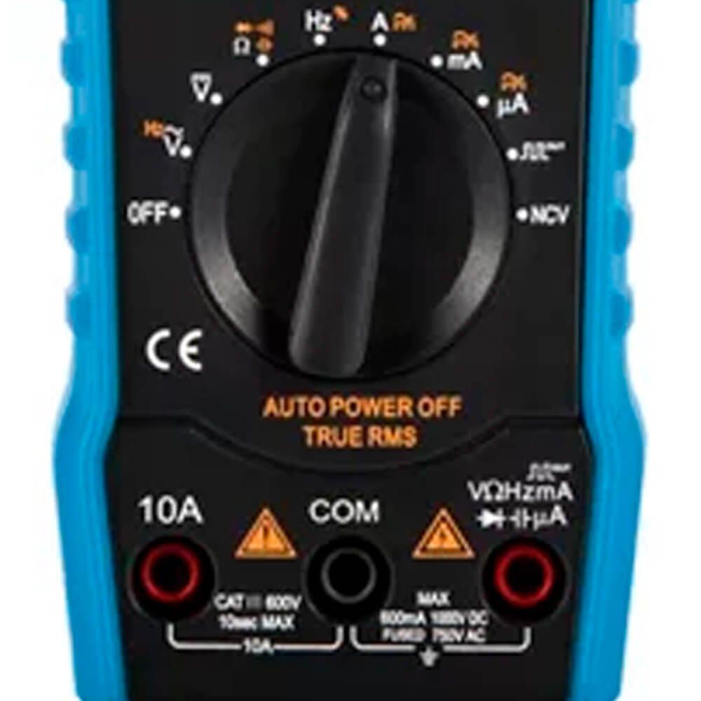 Multímetro Digital 6000 Contagens CAT III 600V - Minipa
