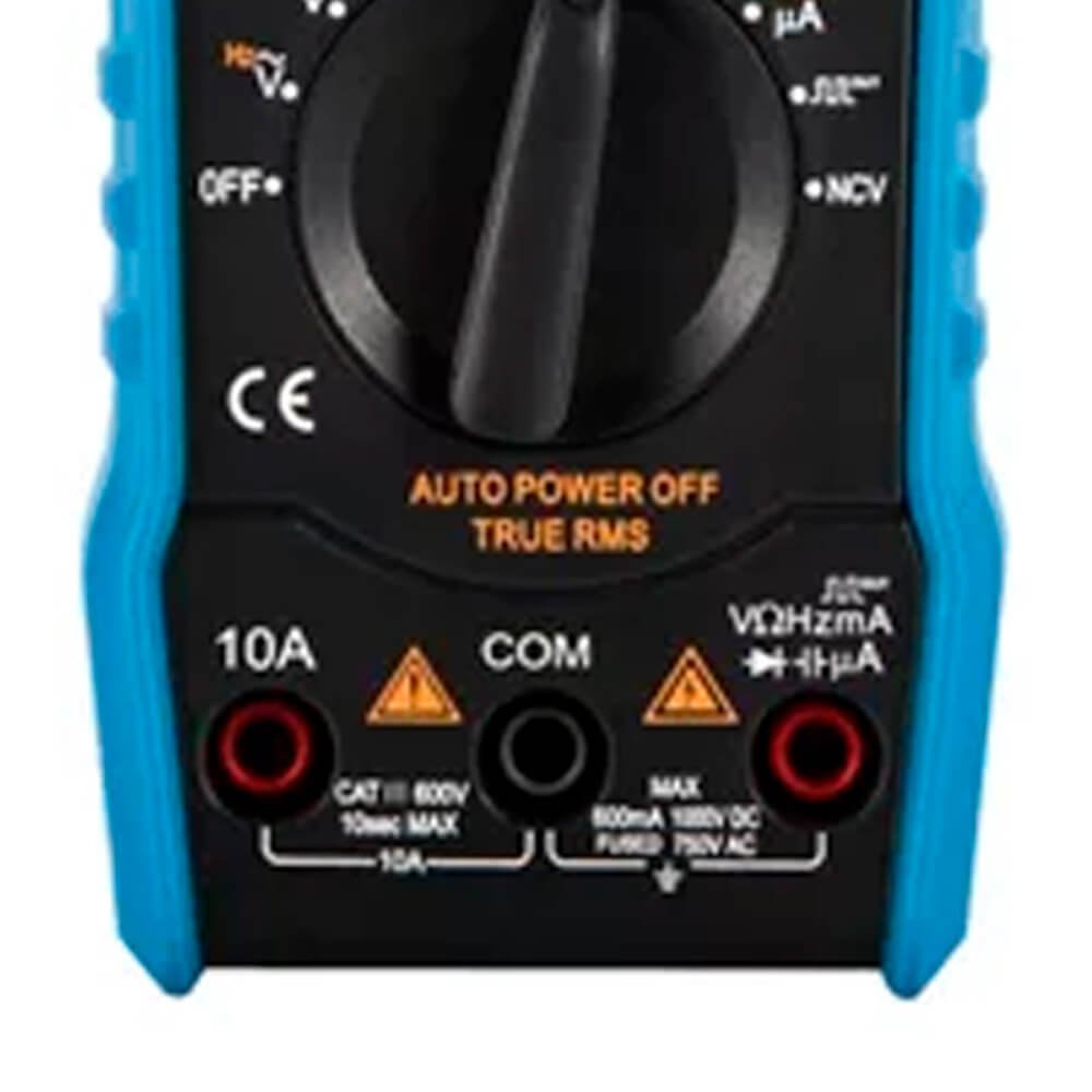 Multímetro Digital 6000 Contagens CAT III 600V - Minipa