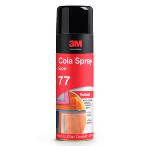 Adesivo Cola Spray Super 77 LT 330G - 3M Adesivo Cola Spray Super 77 LT 330G - 3M