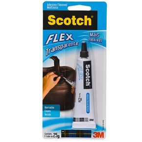 Adesivo Flexível Multiuso Scotch Flex Transp. 25G - 3M Adesivo Flexível Multiuso Scotch Flex Transp. 25G - 3M