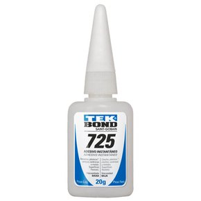 Adesivo Instantâneo 725 20G Bico Antientupimento - TekBond Adesivo Instantâneo 725 20G Bico Antientupimento - TekBond