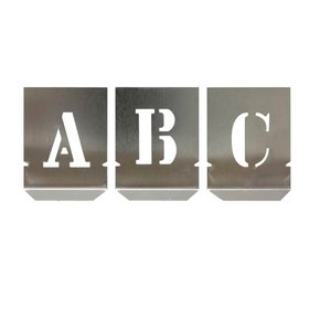 Alfabeto de Chapas Vazadas com 26 peças 35mm - 136.0007 - Noll Alfabeto de Chapas Vazadas com 26 peças 35mm - 136.0007 - Noll